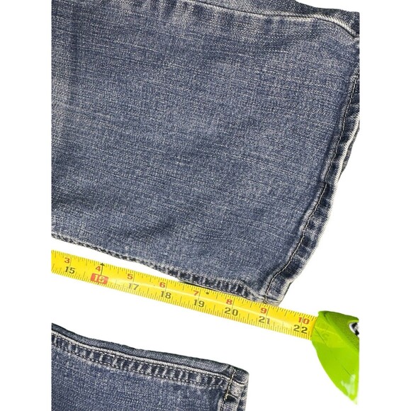 Lee Women’s Capri Jeans Size 14 Medium Blue Stretch Denim Cropped Pants - Picture 5 of 6